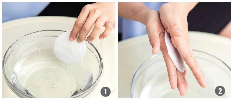 màm ướt miếng bông